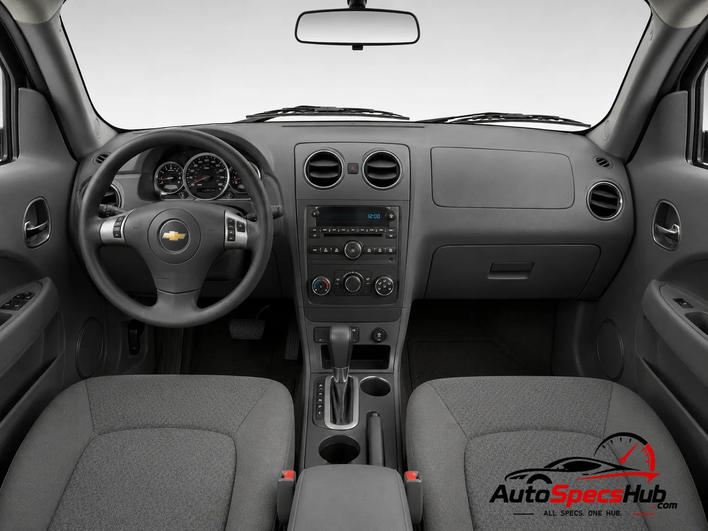 2008 Chevrolet HHR interior dashboard and front cabin