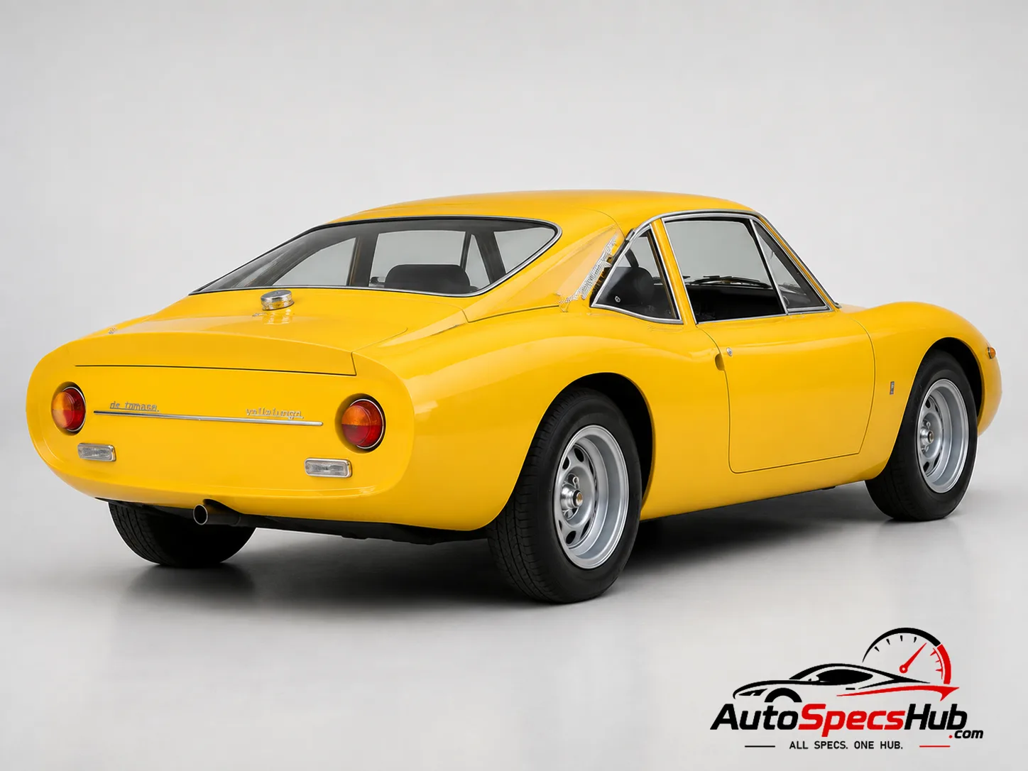 1964 De Tomaso Vallelunga rear three-quarter view