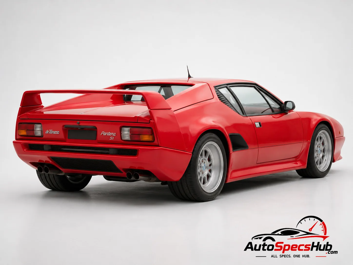 1990 De Tomaso Pantera SI rear three-quarter view