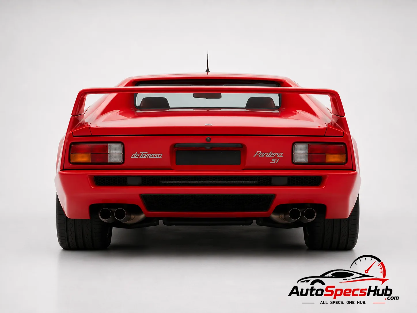 1990 De Tomaso Pantera SI rear view