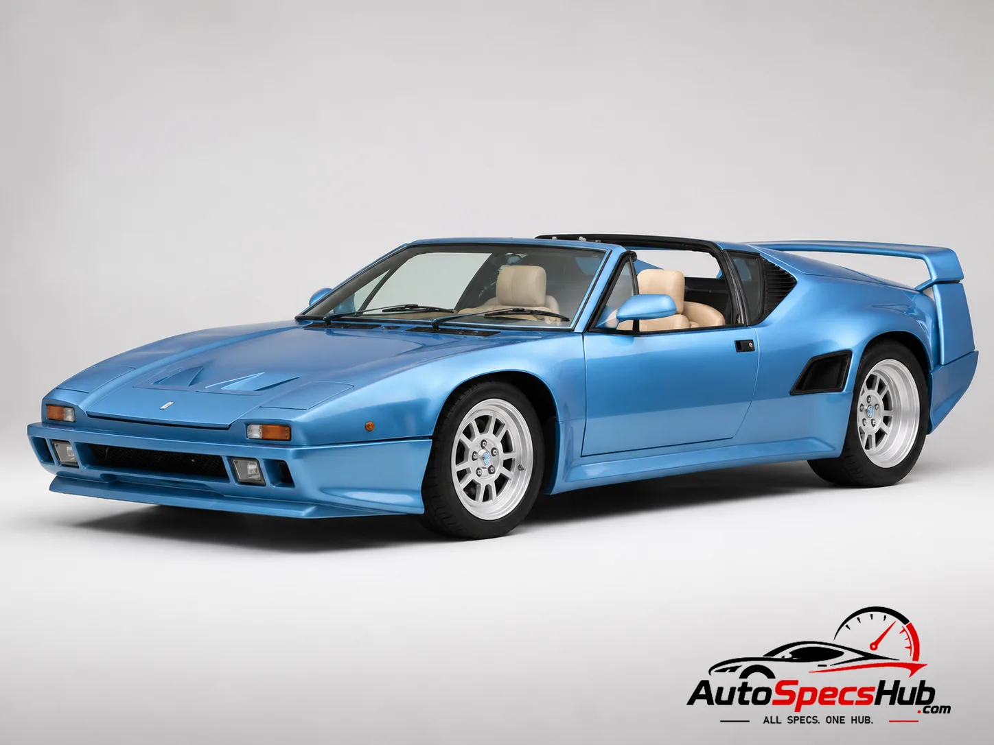 1990 De Tomaso Pantera Targa front three-quarter view