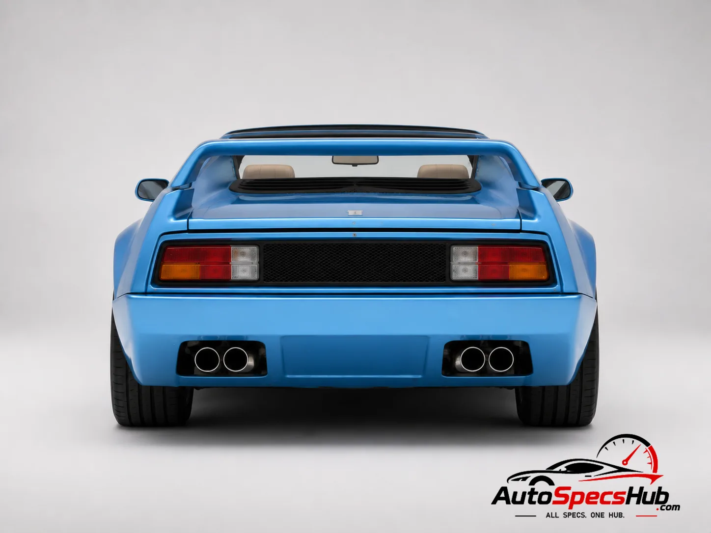 1990 De Tomaso Pantera Targa rear view