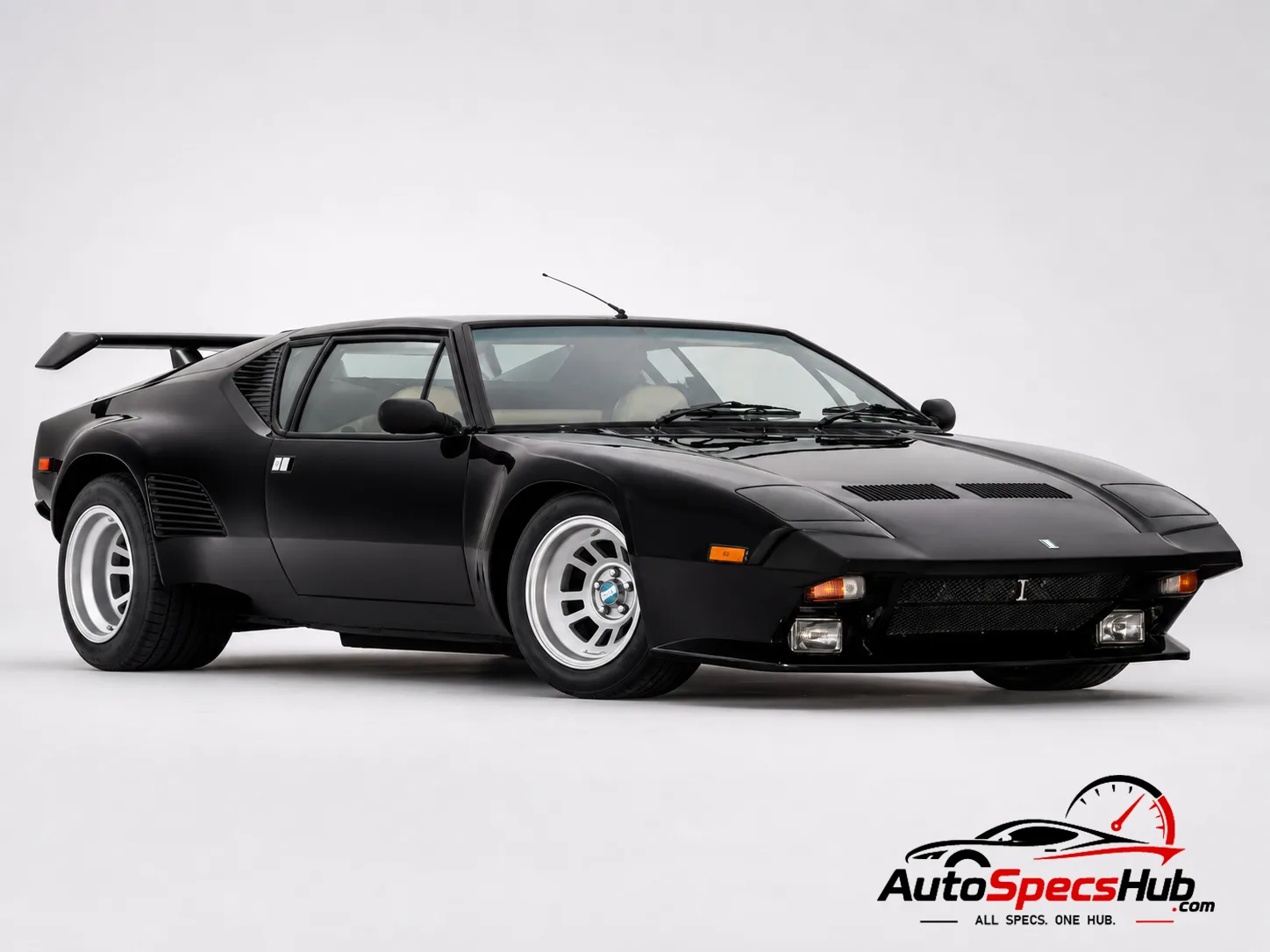 1985 De Tomaso Pantera GT5-S front three-quarter view