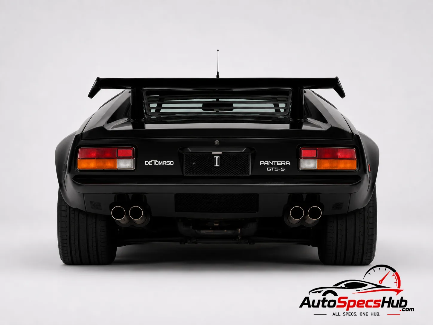 1985 De Tomaso Pantera GT5-S rear view