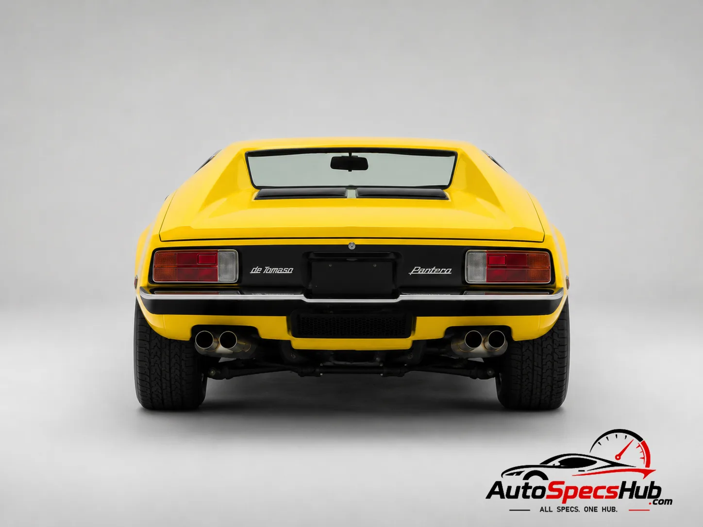 1972 De Tomaso Pantera L rear view