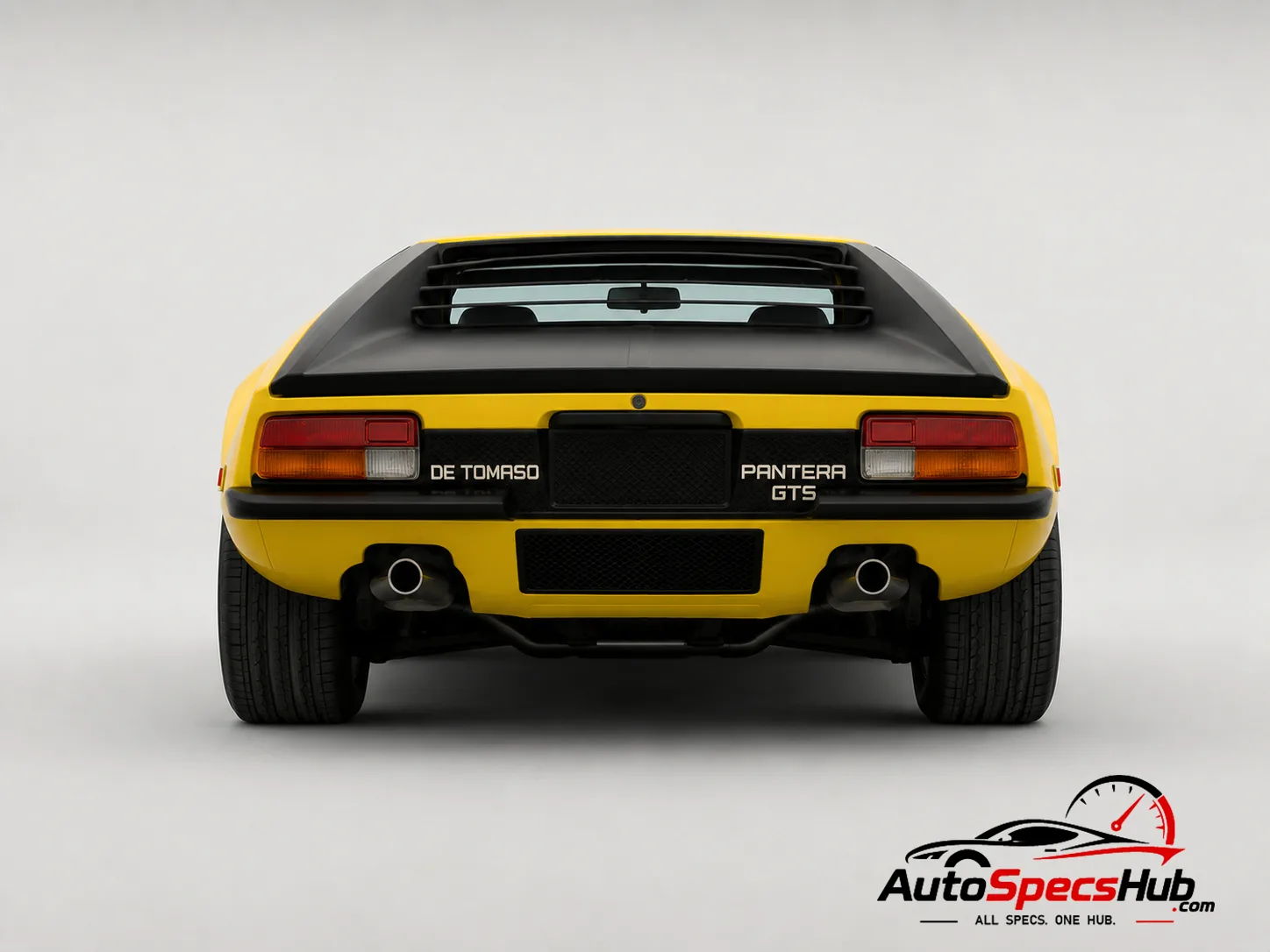 1972 De Tomaso Pantera GTS rear view