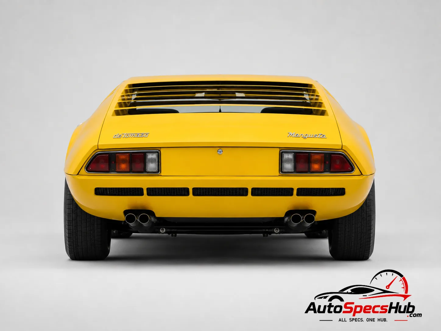 1967 De Tomaso Mangusta rear view