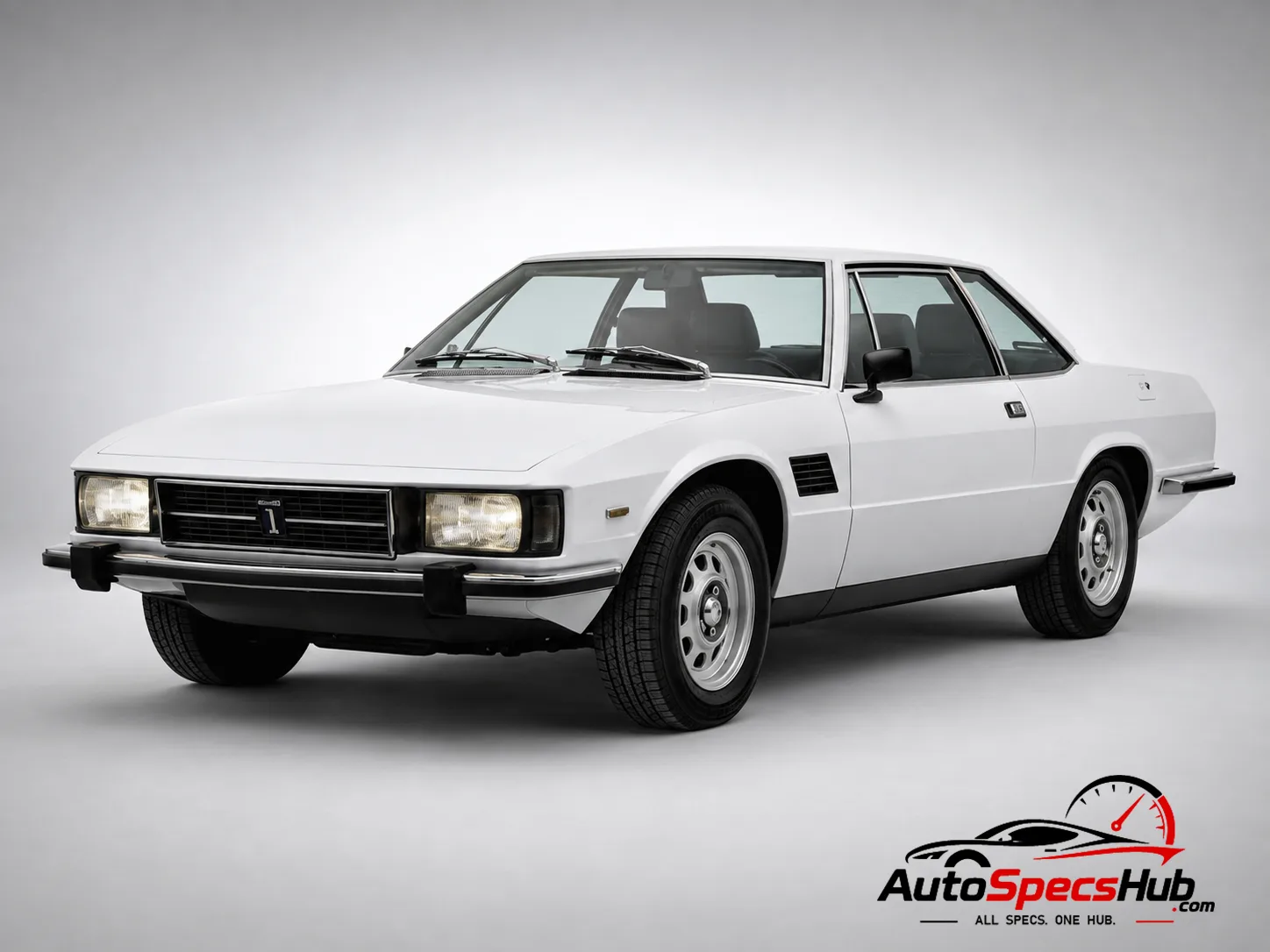 1973 De Tomaso Longchamp front three-quarter view