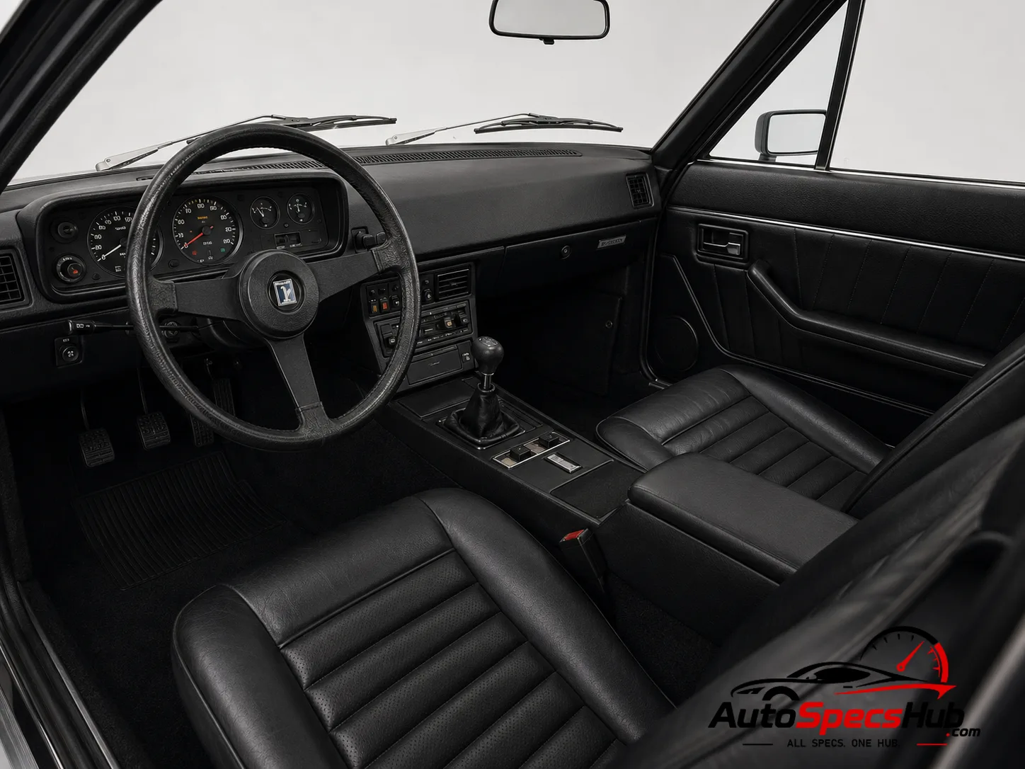 1973 De Tomaso Longchamp interior dashboard and front cabin