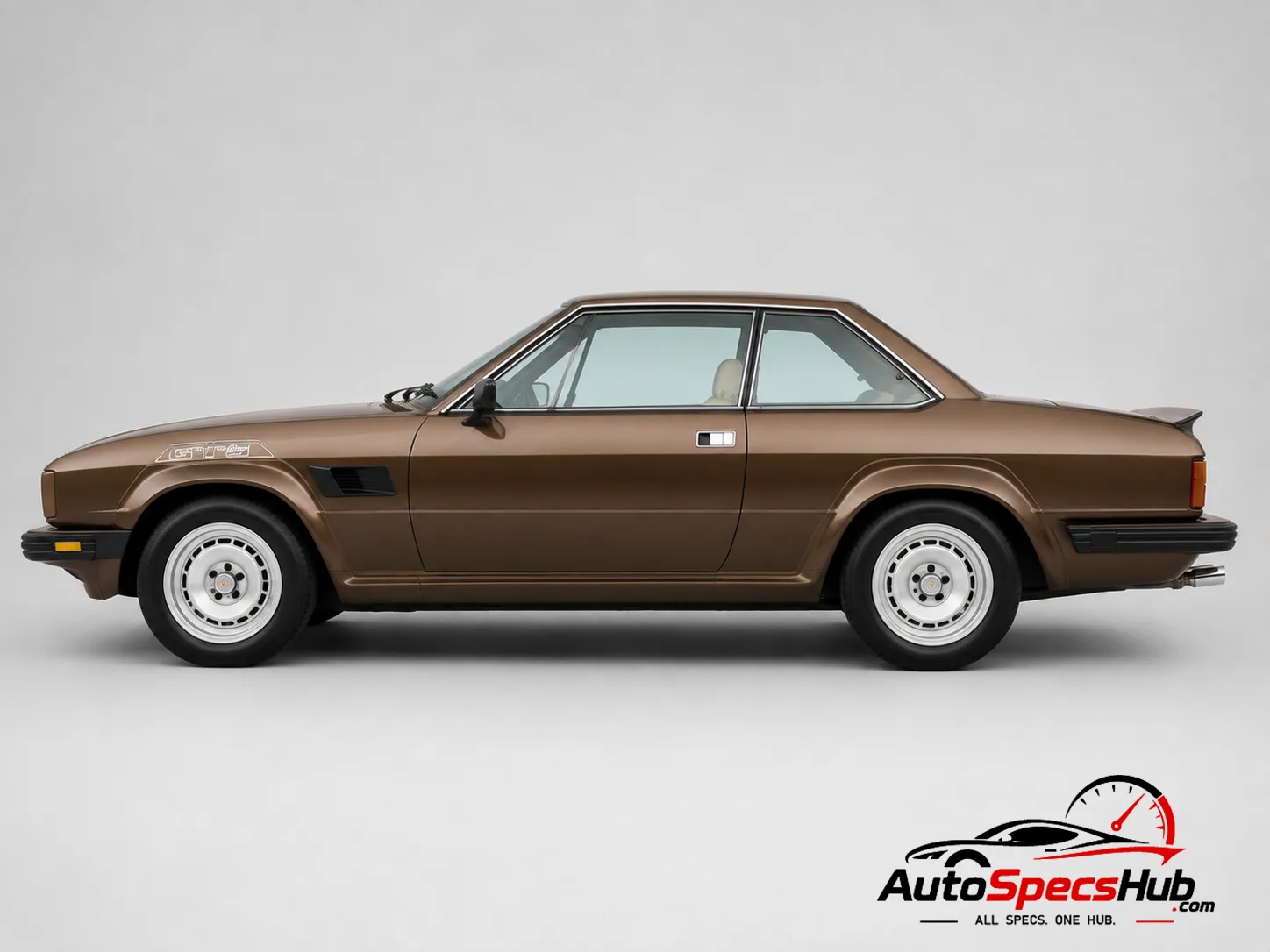 1983 De Tomaso Longchamp GTS/E side profile