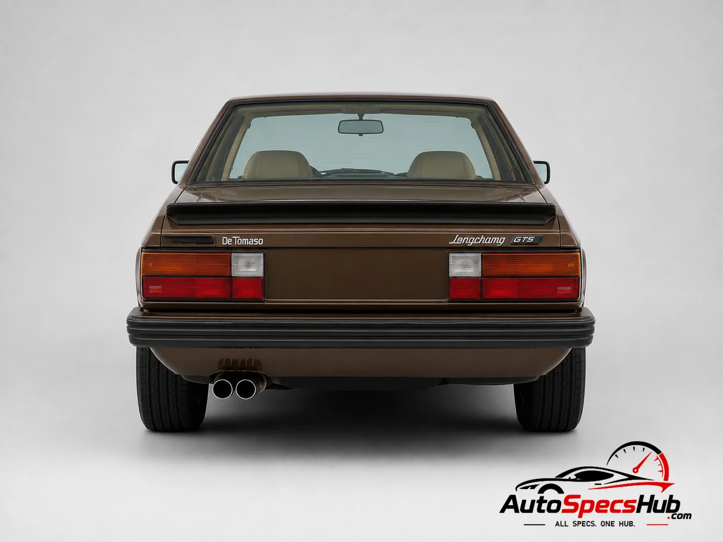 1983 De Tomaso Longchamp GTS/E rear view