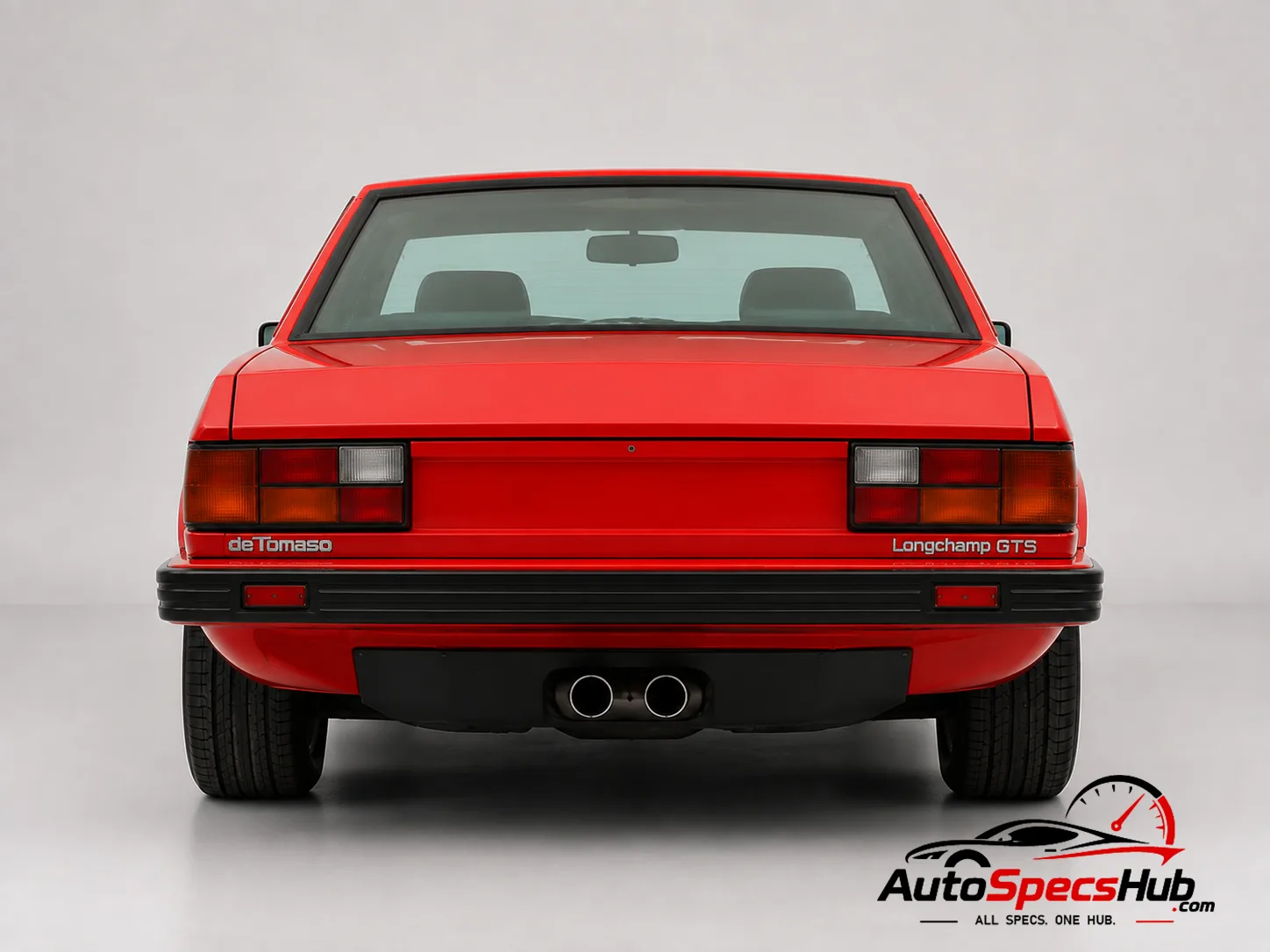 1980 De Tomaso Longchamp GTS rear view