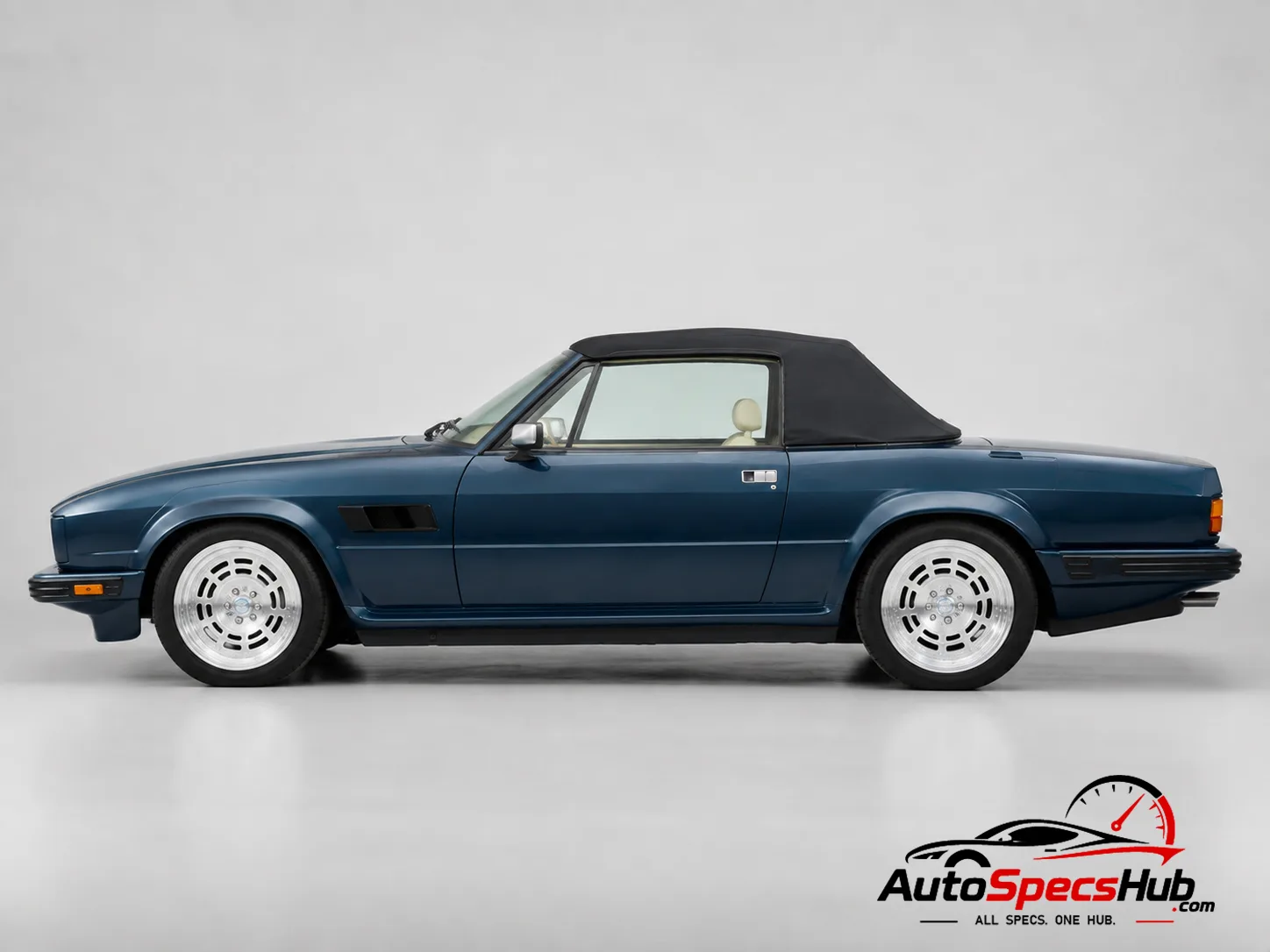 1980 De Tomaso Longchamp Spyder GTS side profile