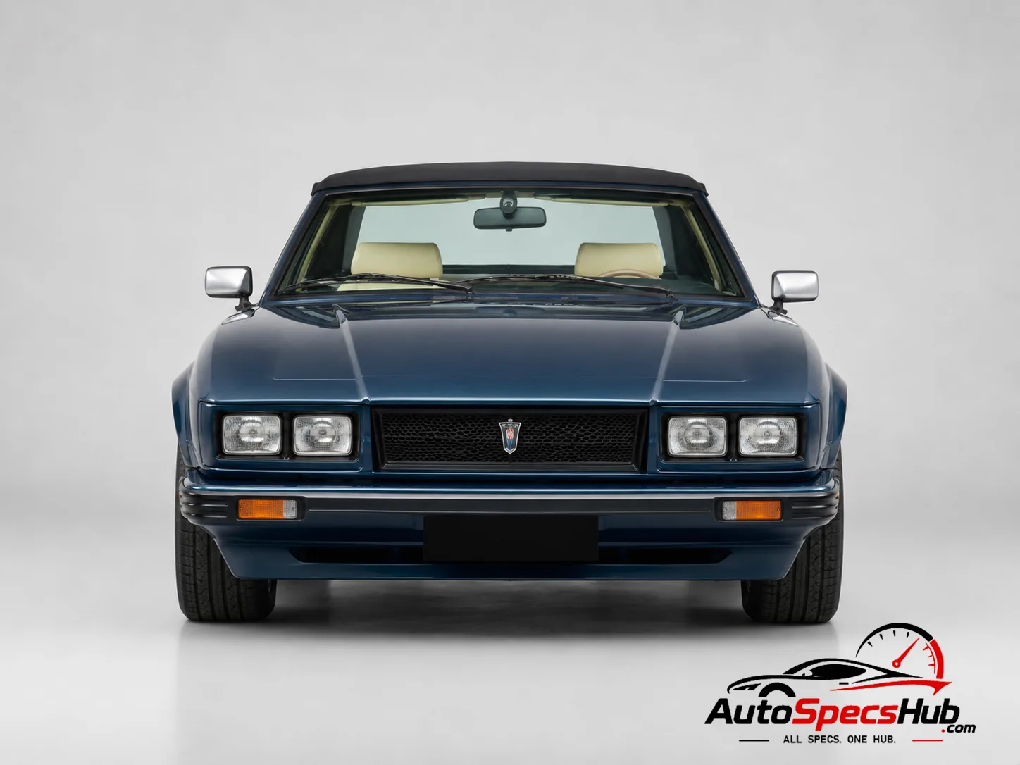 1980 De Tomaso Longchamp Spyder GTS front view
