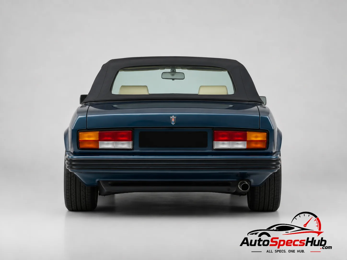1980 De Tomaso Longchamp Spyder GTS rear view