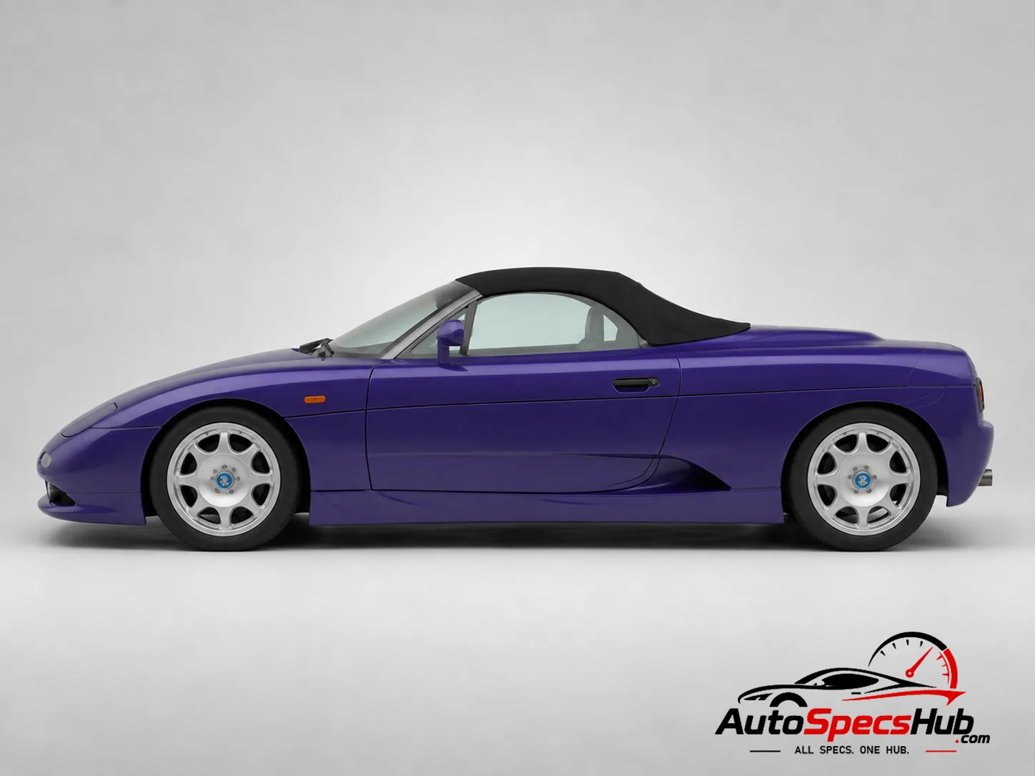 1994 De Tomaso Guarà Spyder side profile