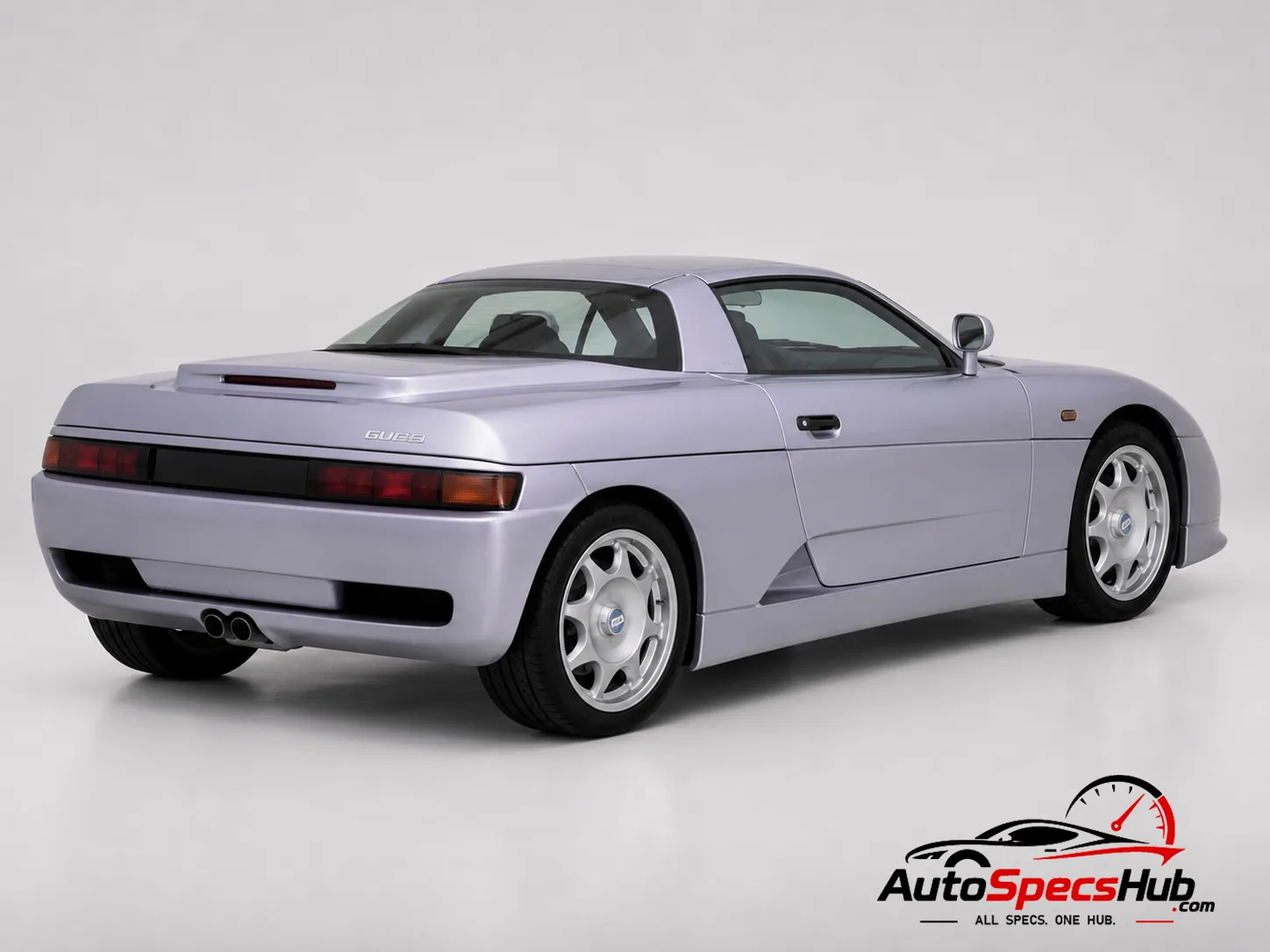 1998 De Tomaso Guarà Coupé rear three-quarter view