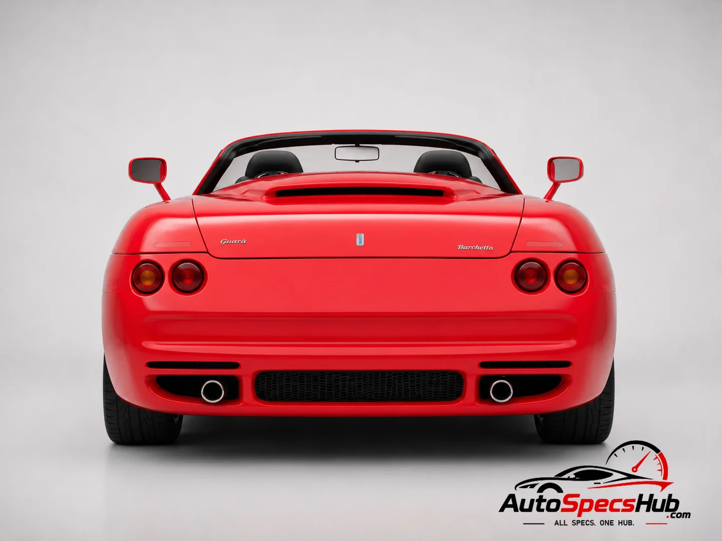 1998 De Tomaso Guarà Barchetta rear view