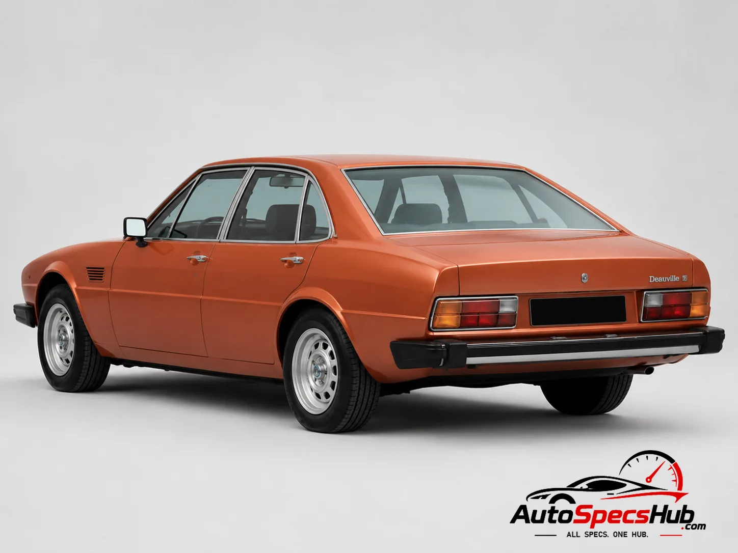 1971 De Tomaso Deauville rear three-quarter view