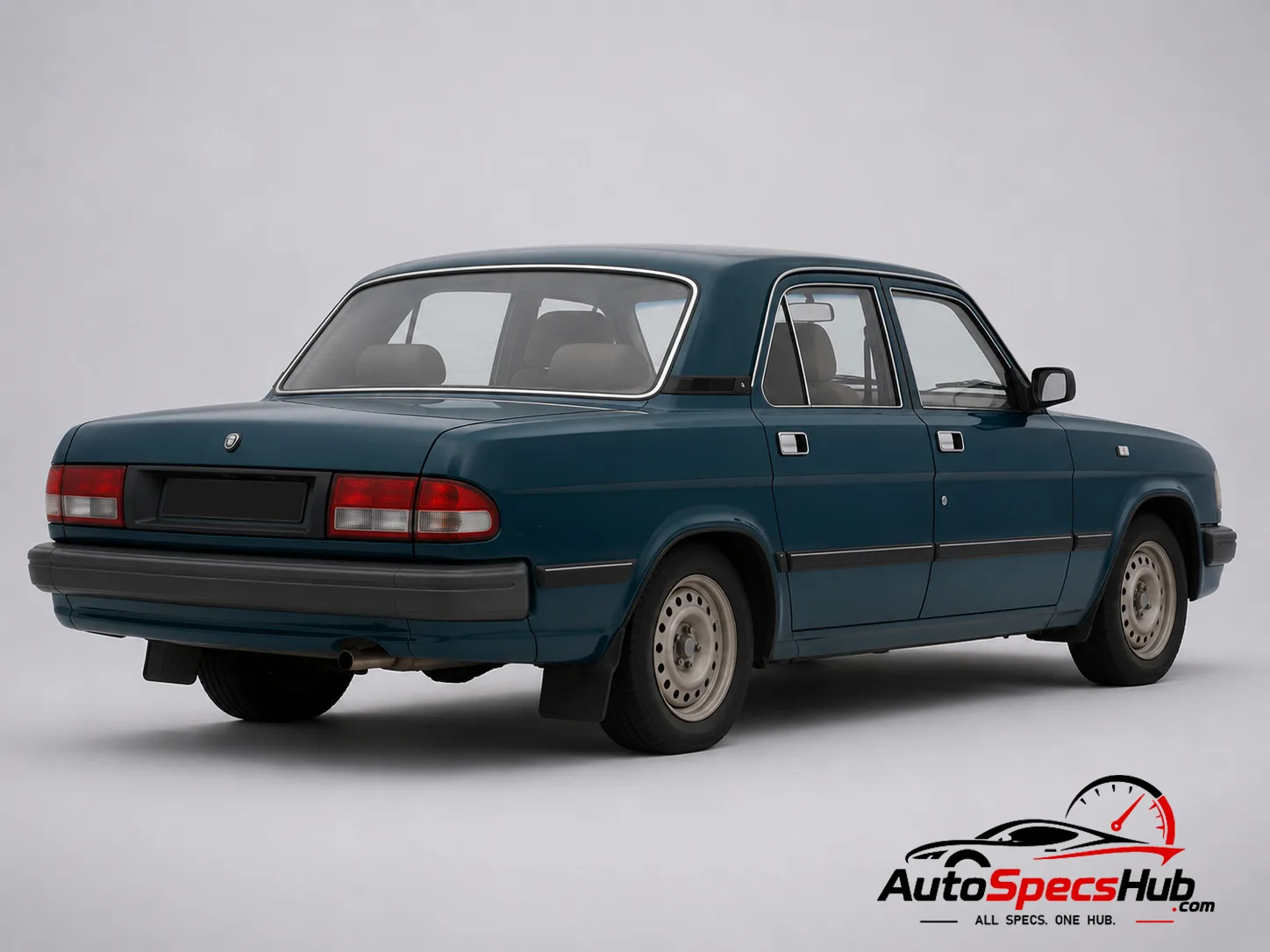 1997 GAZ Volga 3110 rear three-quarter view