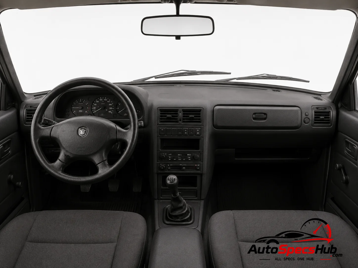 1995 GAZ Volga 3102-2.3 interior dashboard and front cabin