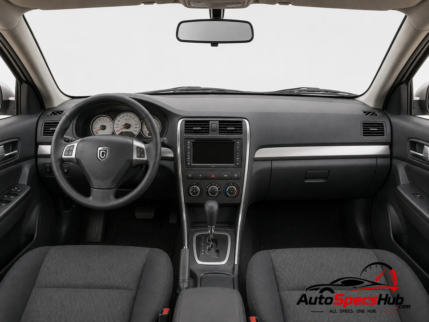 2009 GAZ Volga Siber 2.4 AT interior dashboard and front cabin