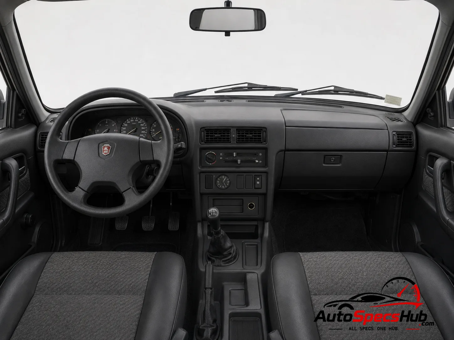 1996 GAZ Volga 31029 interior dashboard and front cabin