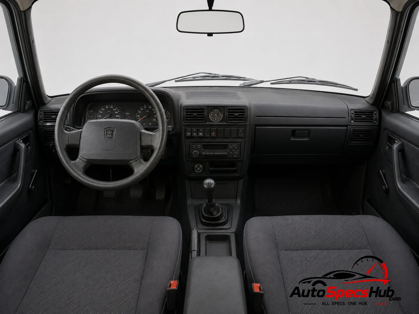 1992 GAZ Volga 31029 interior dashboard and front cabin