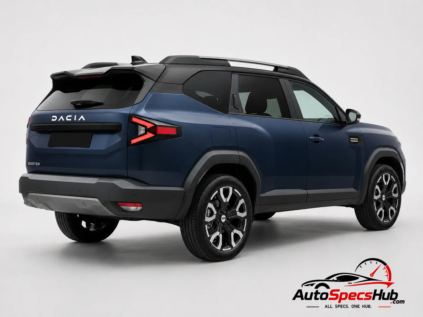 2025 Dacia Bigster TCe 130 4x4 rear three-quarter view