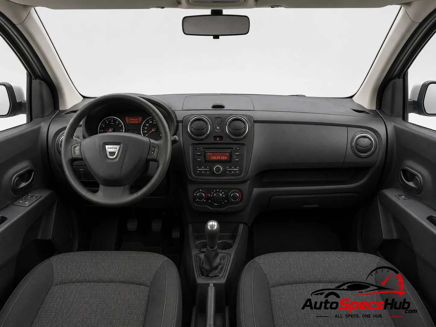 2014 Dacia Dokker Stepway TCe 115 interior dashboard and front cabin