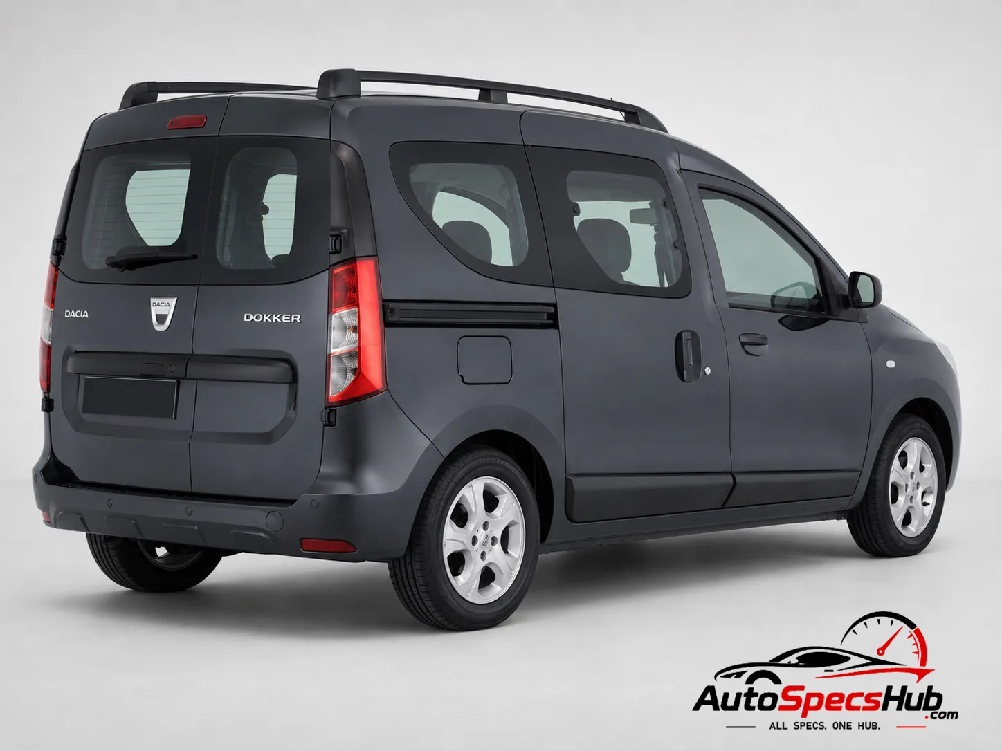 2013 Dacia Dokker TCe 115 rear three-quarter view