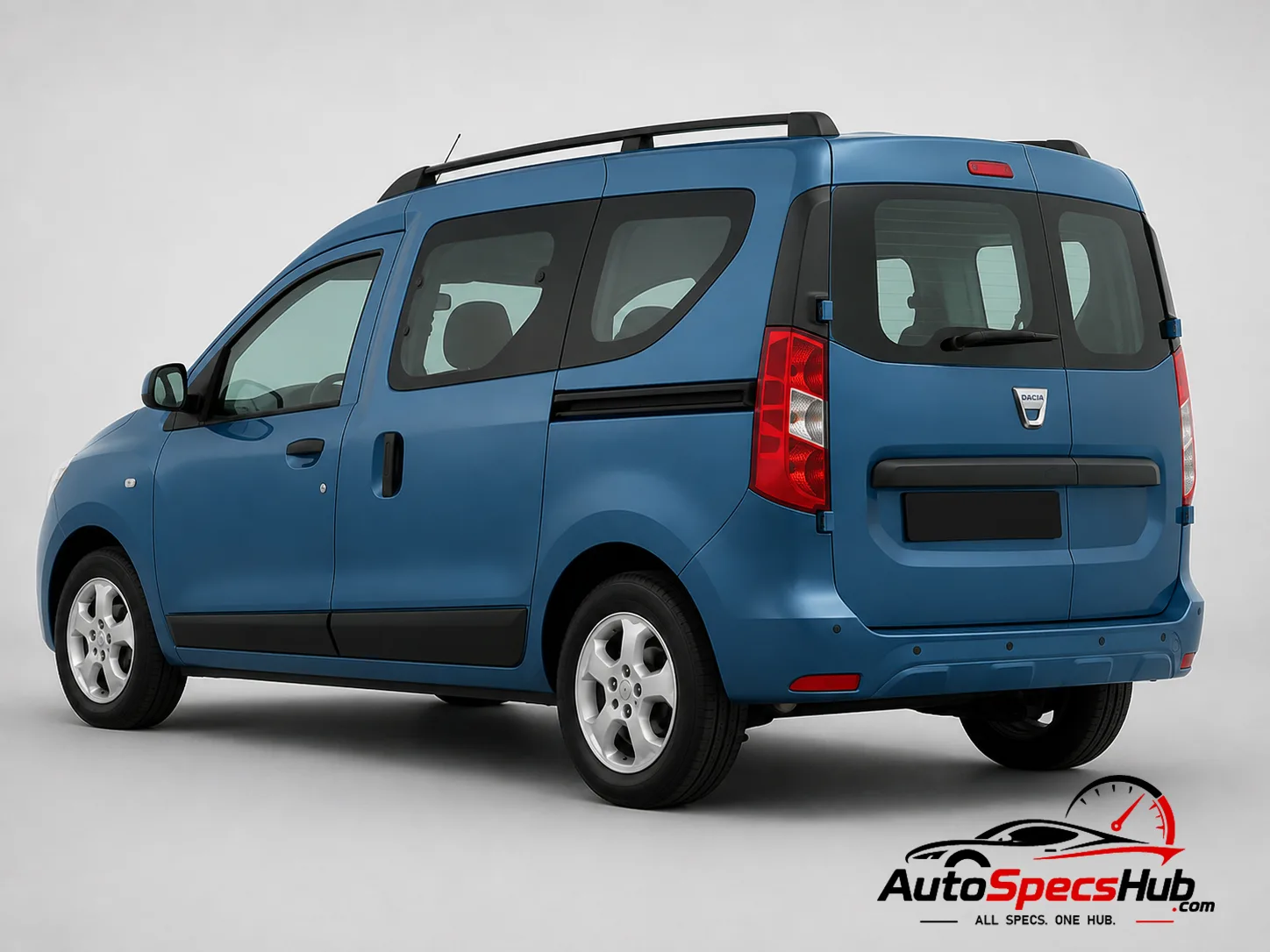 2015 Dacia Dokker SCe 100 S/S rear three-quarter view