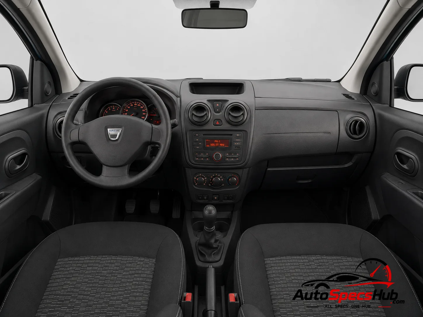 2015 Dacia Dokker SCe 100 S/S interior dashboard and front cabin