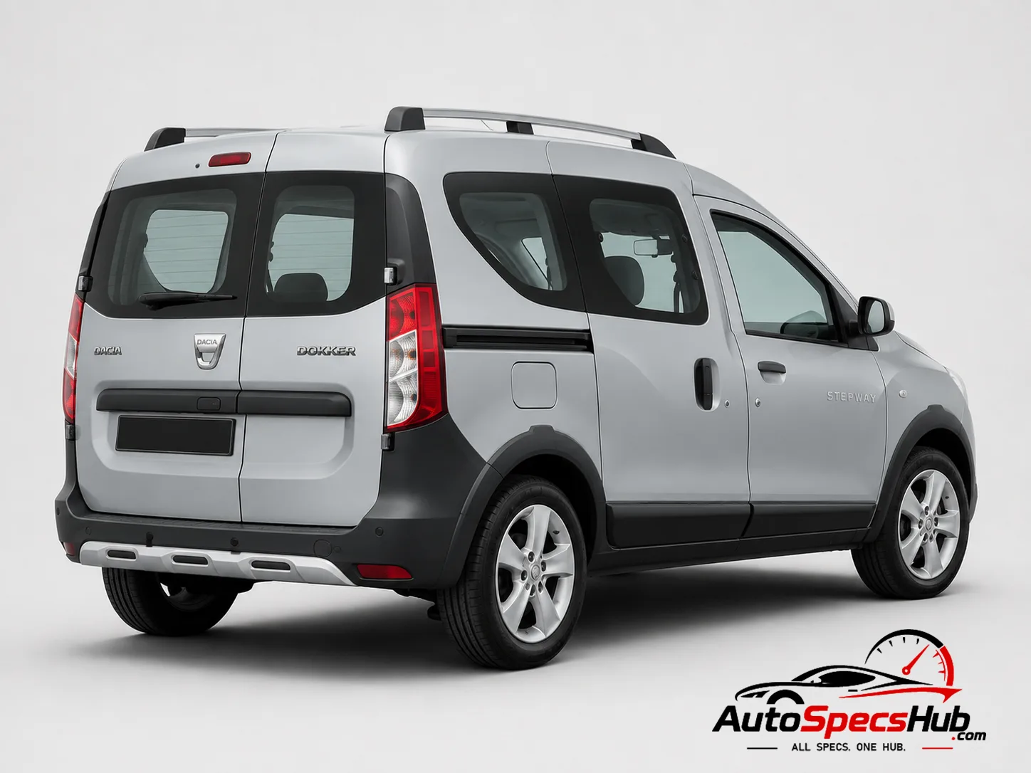 2014 Dacia Dokker Stepway dCi 90 rear three-quarter view