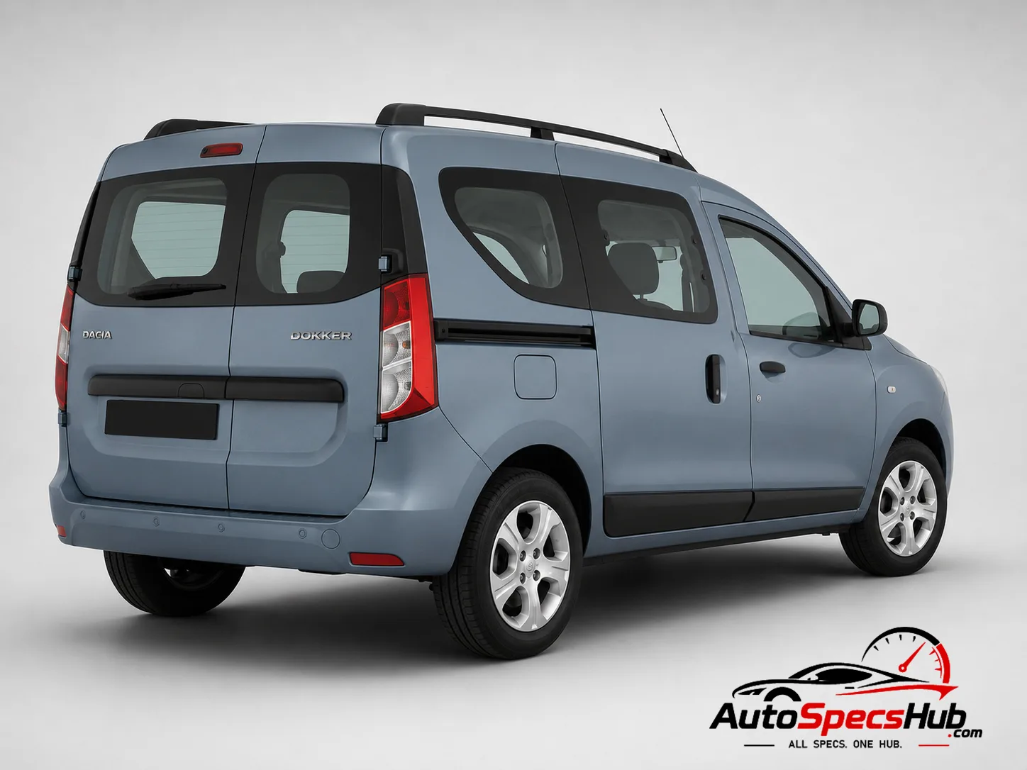 2012 Dacia Dokker 1.6 MPI 85 rear three-quarter view