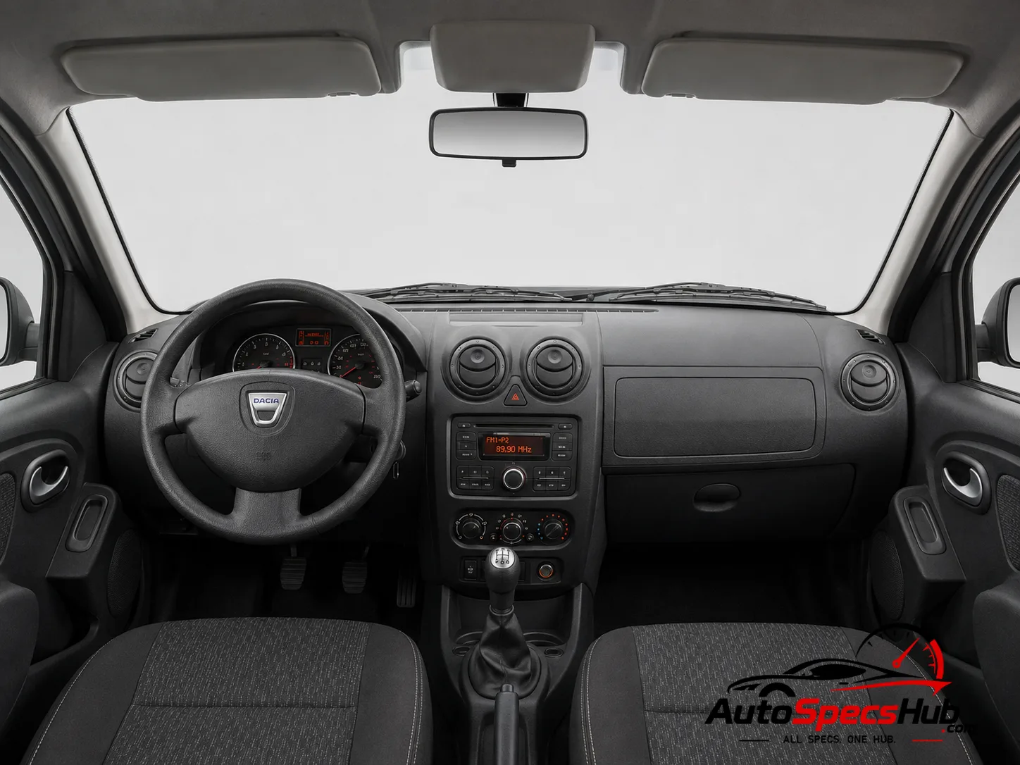 2010 Dacia Duster dCi 110 FAP eco 4x2 interior dashboard and front cabin