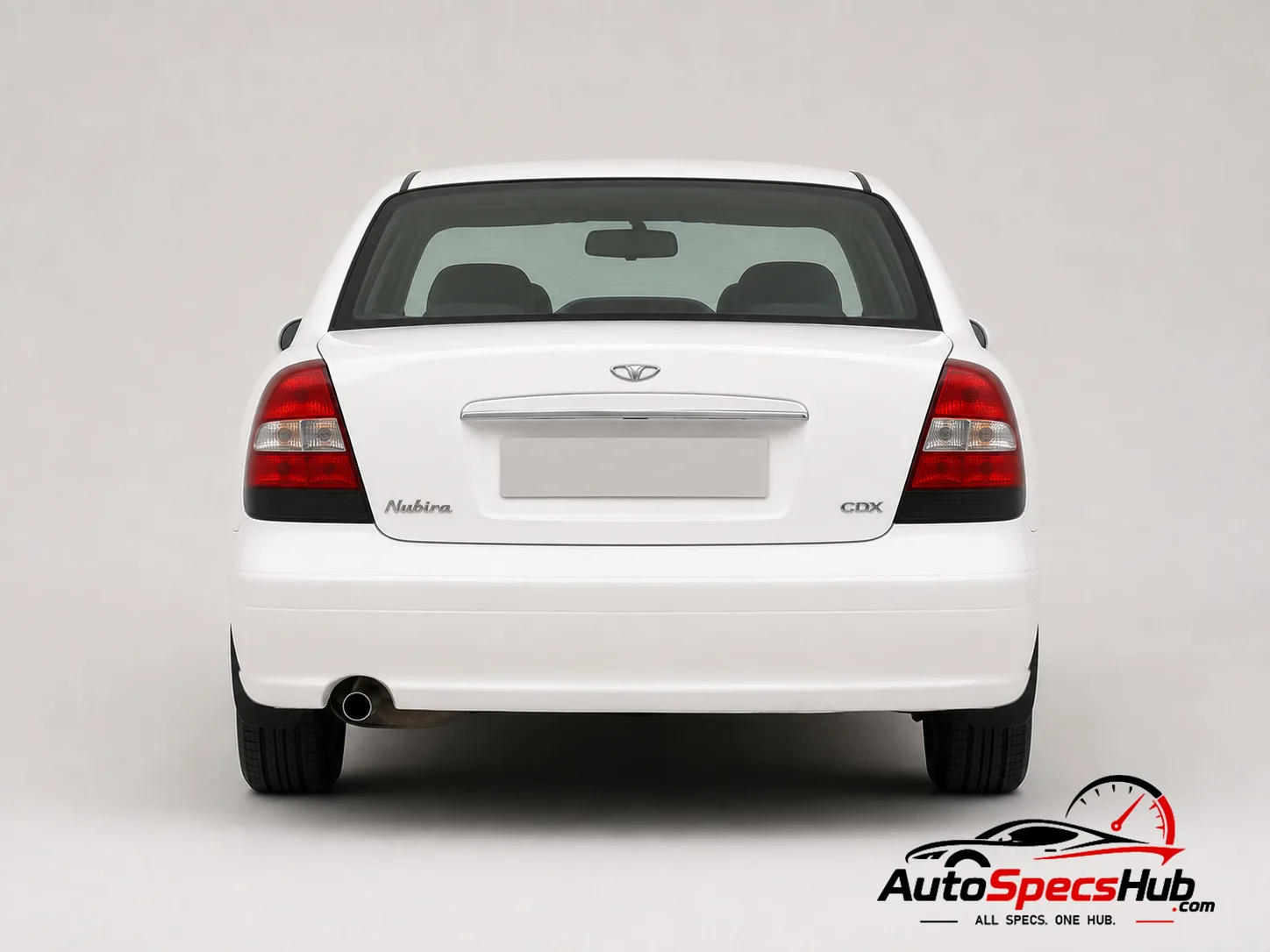 1999 Daewoo Nubira 1.6 SX rear view