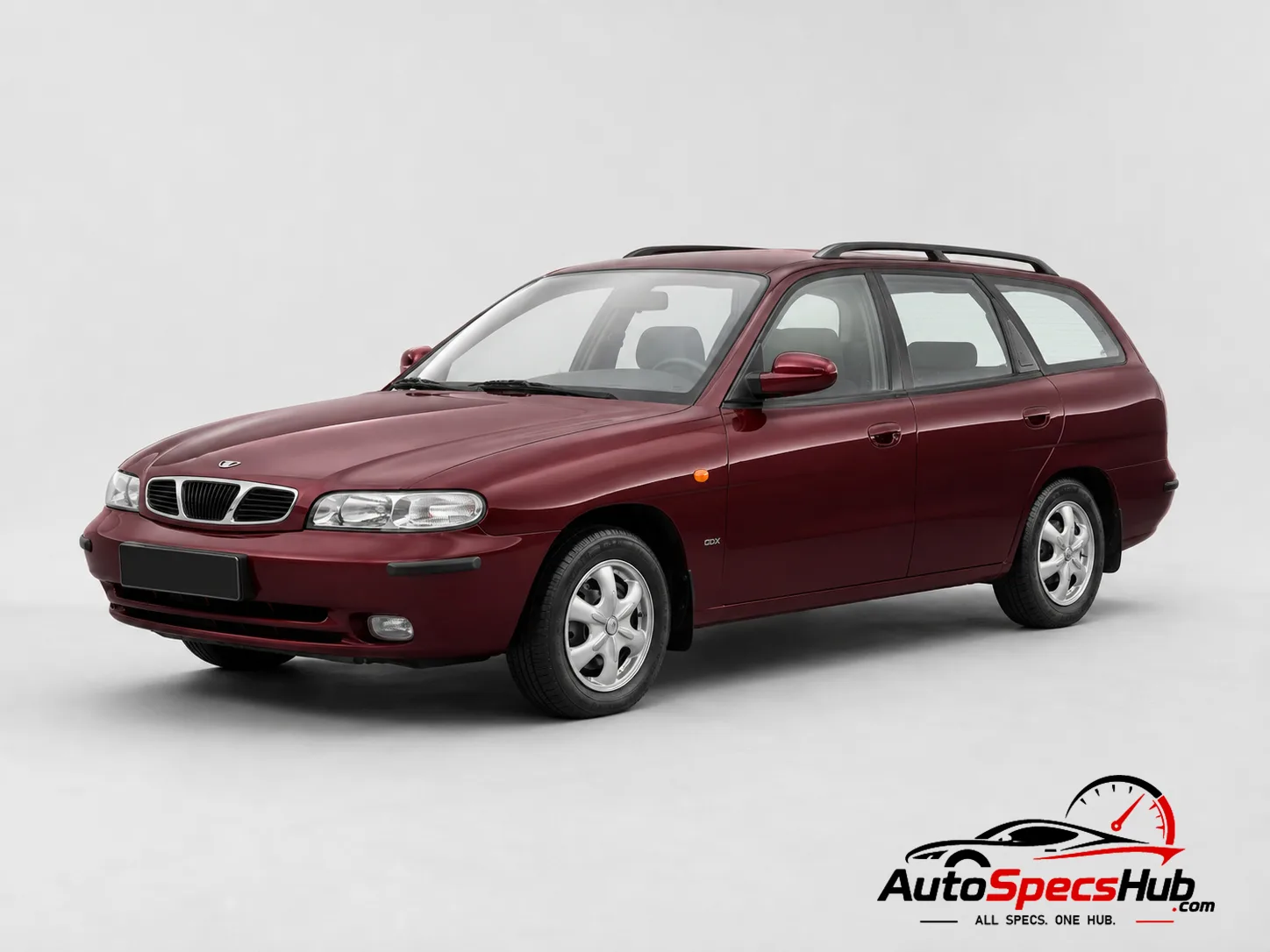 1999 Daewoo Nubira Wagon 2.0 CDX front three-quarter view