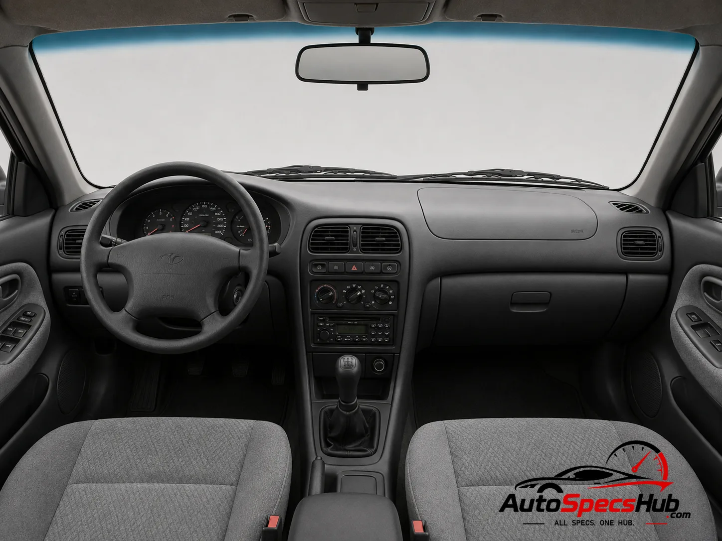 1997 Daewoo Nubira Wagon 1.6 SX interior dashboard and front cabin