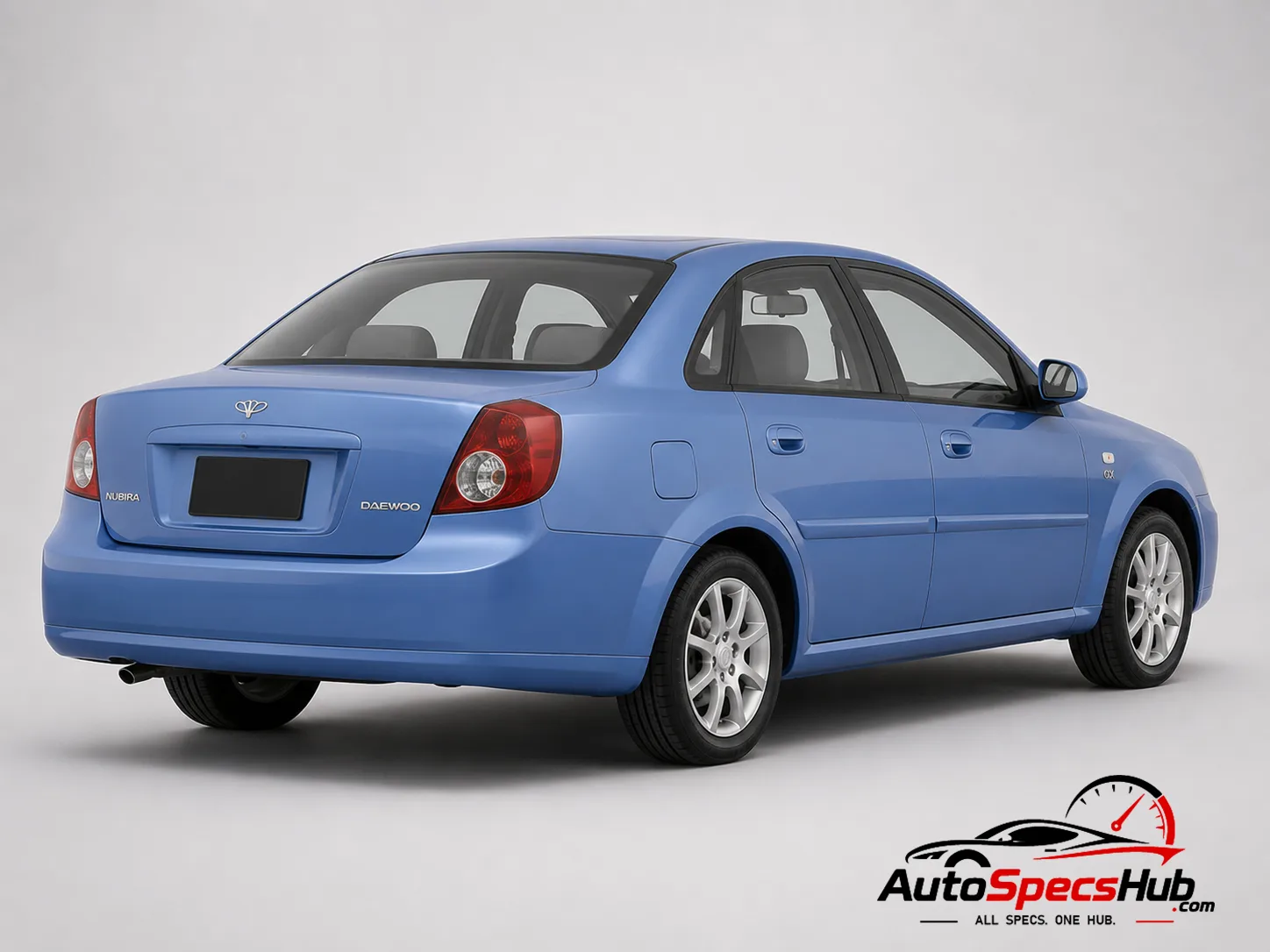 2003 Daewoo Nubira 1.8 rear three-quarter view