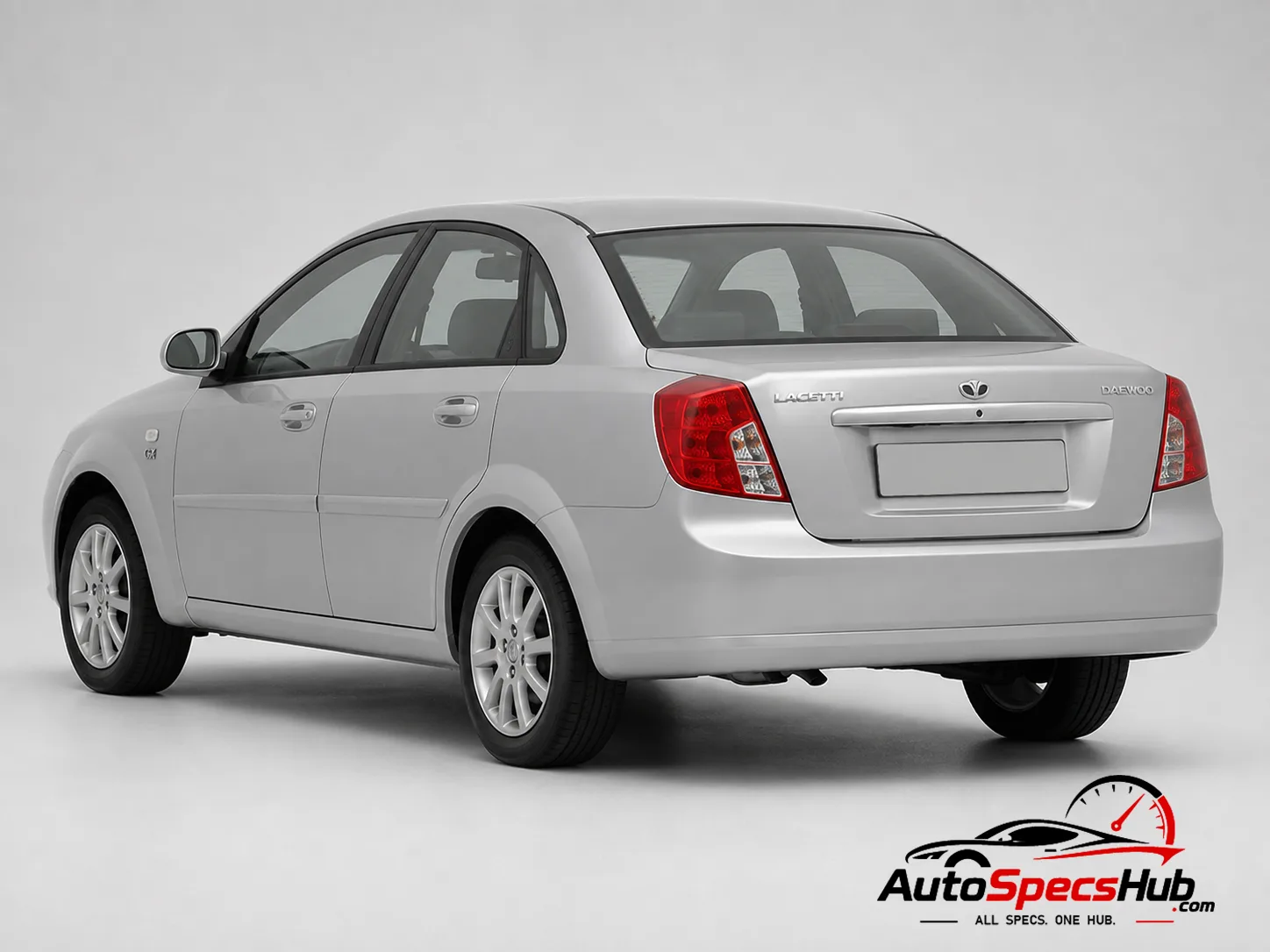2004 Daewoo Lacetti 1.8 rear three-quarter view