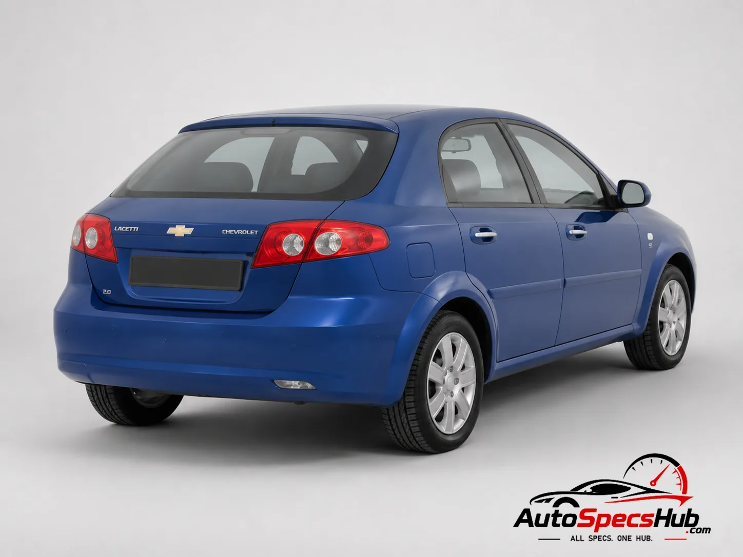 2007 Daewoo Lacetti 2.0 Diesel rear three-quarter view