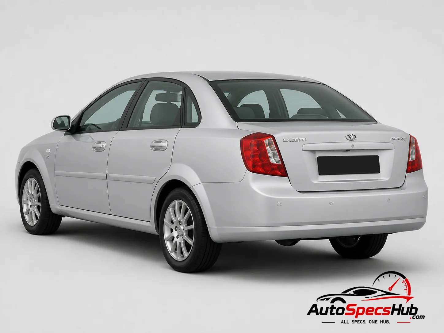 2004 Daewoo Lacetti 1.4 rear three-quarter view