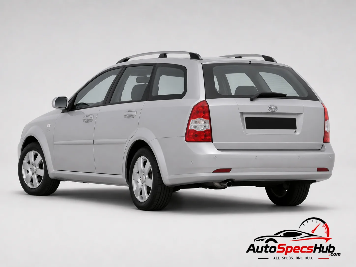 2004 Daewoo Nubira Wagon 1.8 rear three-quarter view