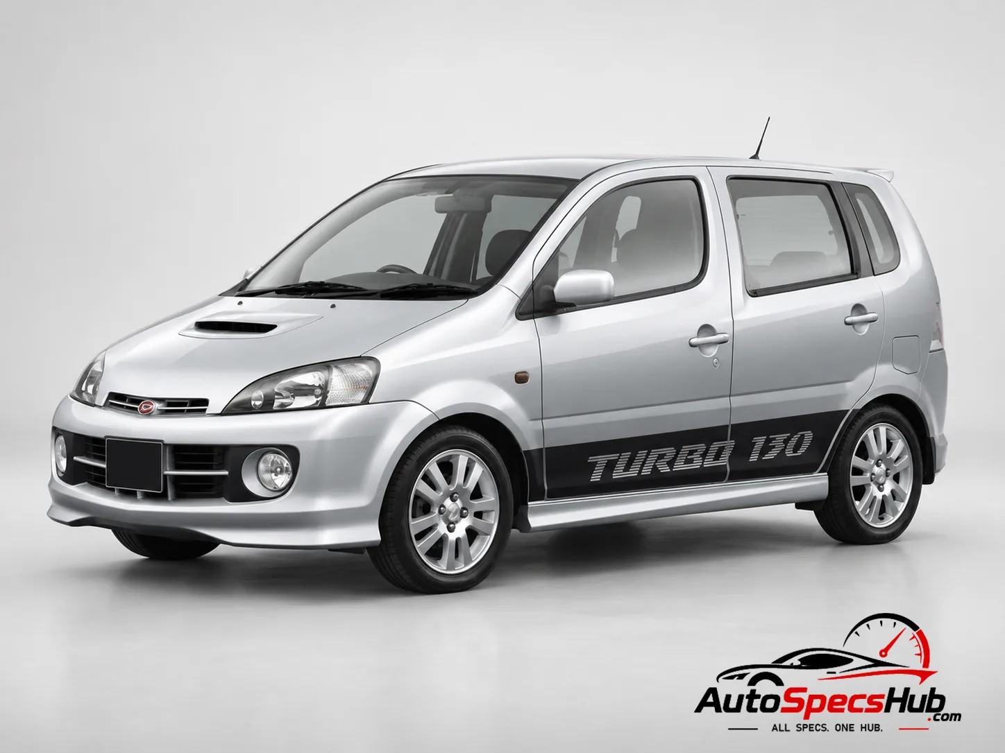 2002 Daihatsu YRV 1.3 Turbo front three-quarter view