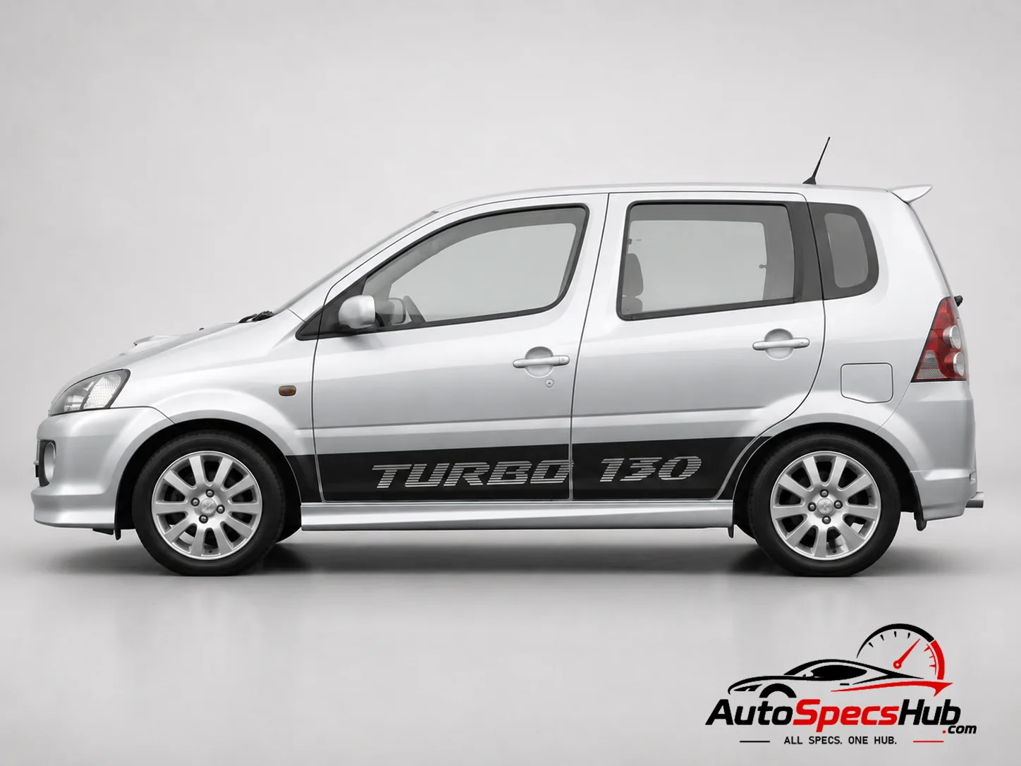 2002 Daihatsu YRV 1.3 Turbo side profile