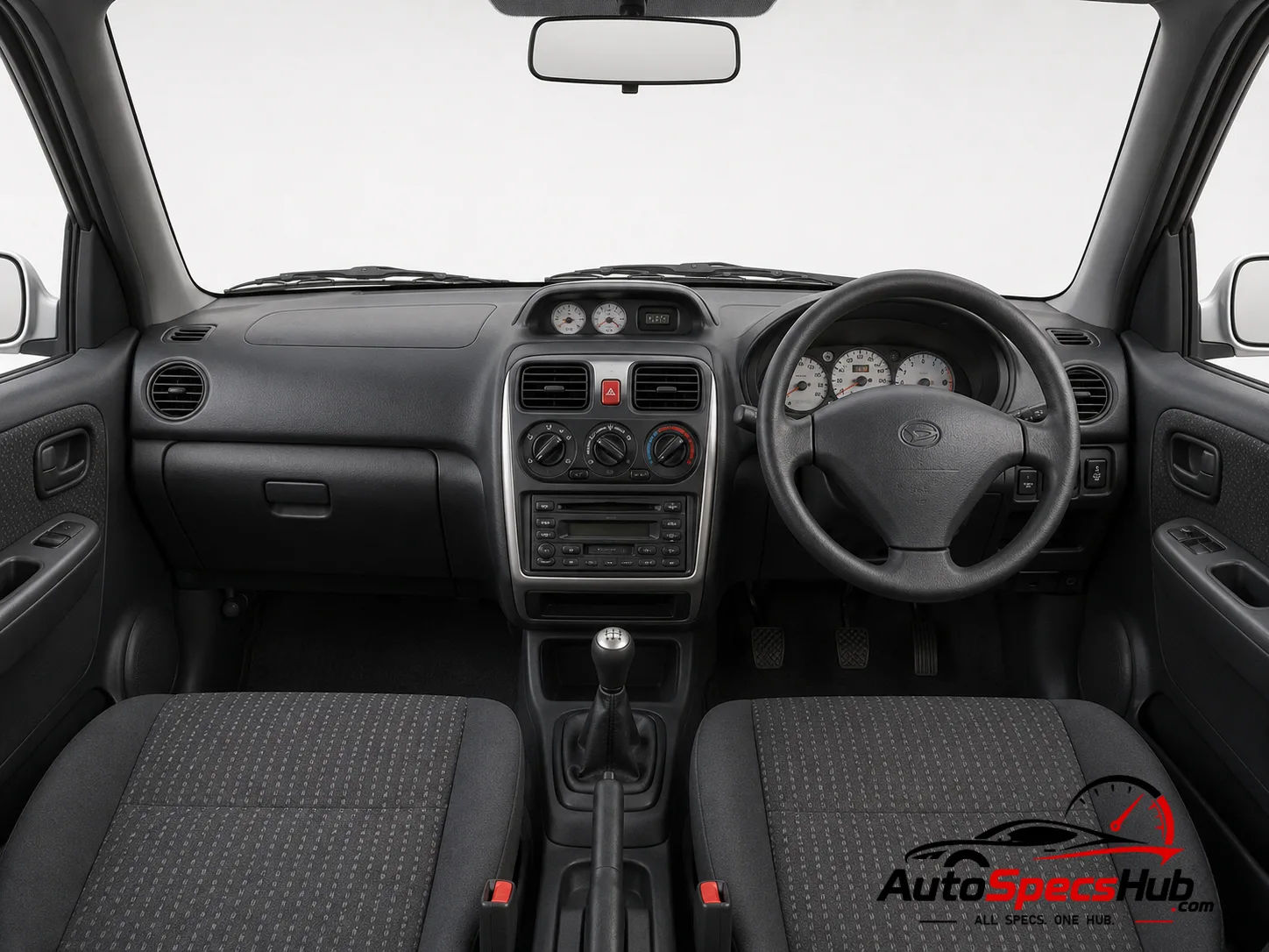 2002 Daihatsu YRV 1.3 Turbo interior dashboard and front cabin