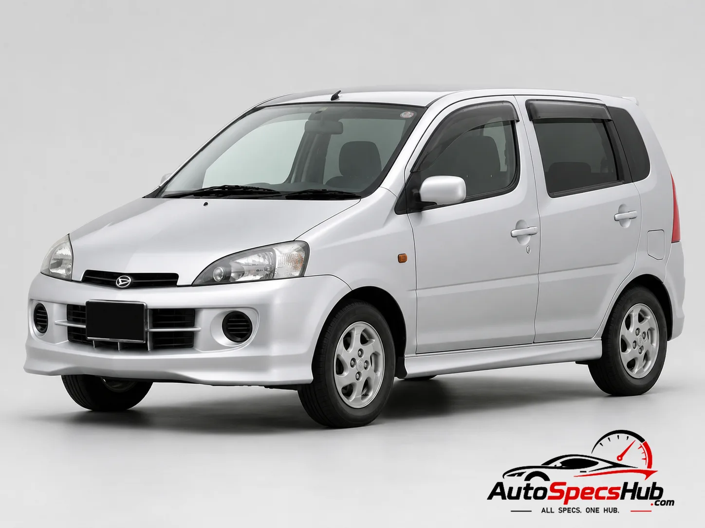 2003 Daihatsu YRV 1.0 front three-quarter view