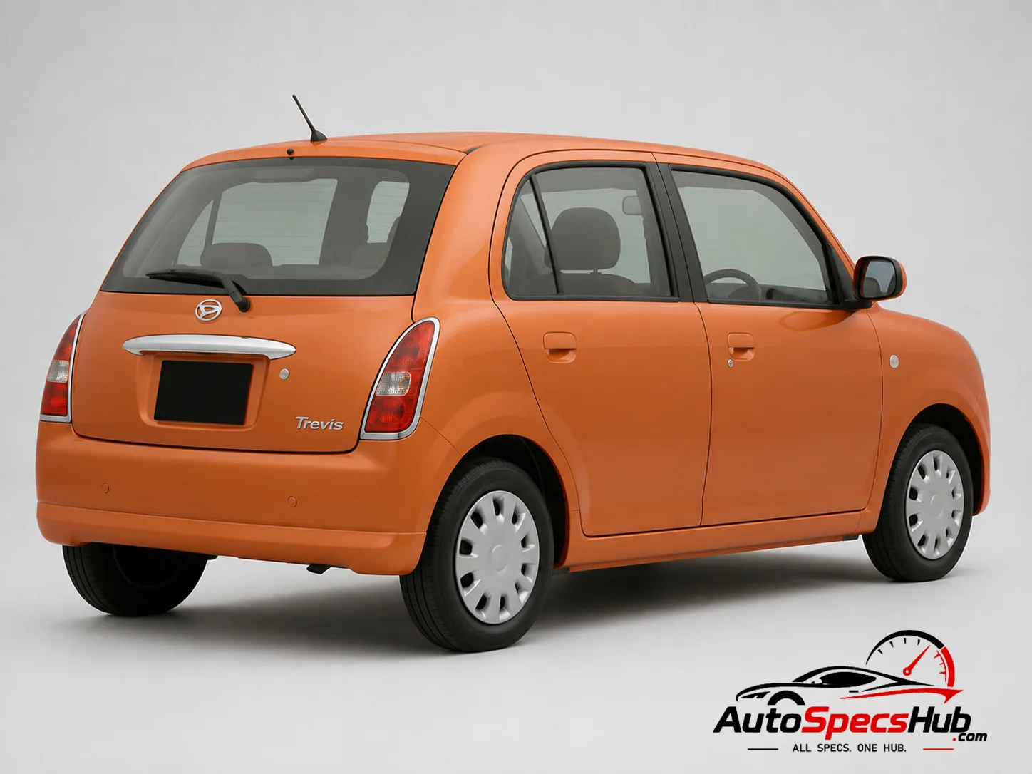 2006 Daihatsu Trevis rear three-quarter view