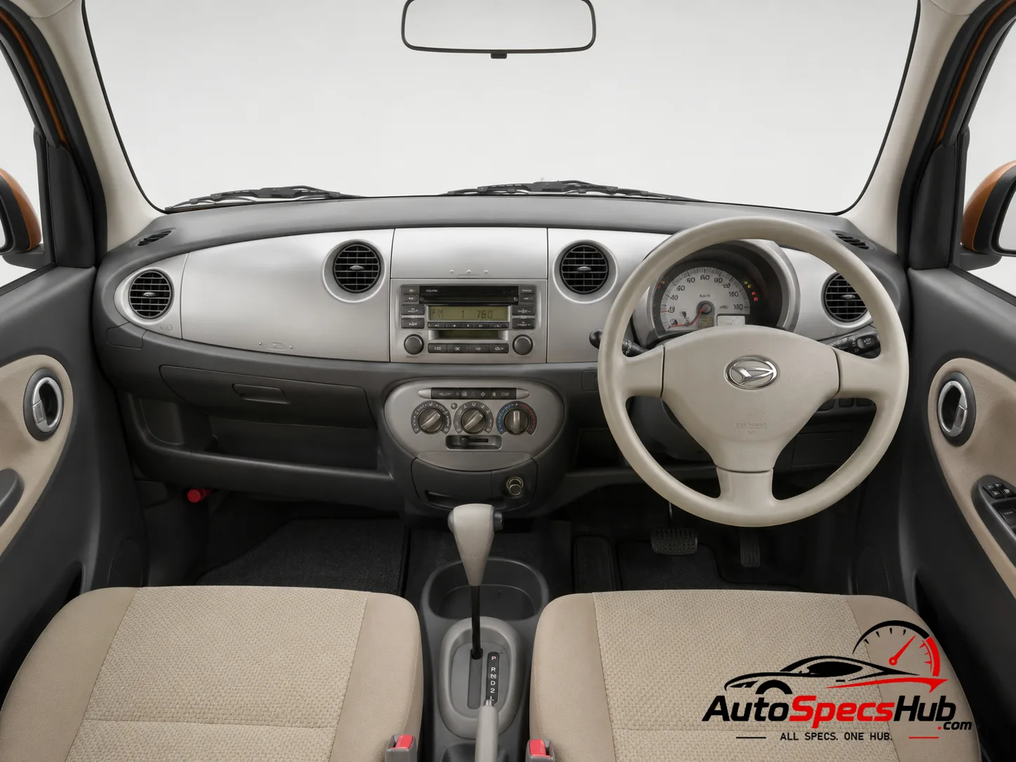 2006 Daihatsu Trevis interior dashboard and front cabin
